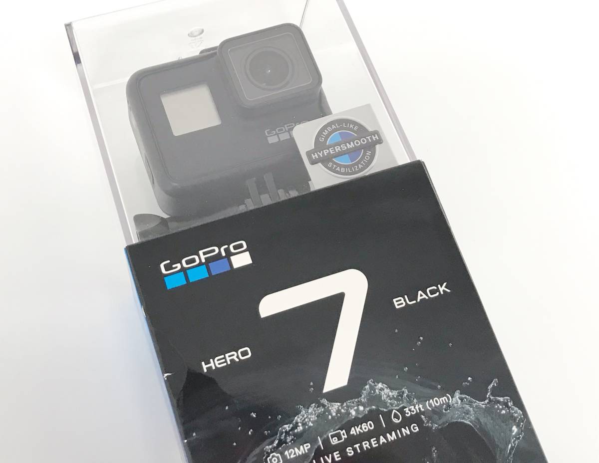 θ【動作確認済】GoPro/ゴープロ HERO7 BLACK CHDHX-701-FW 動画撮影
