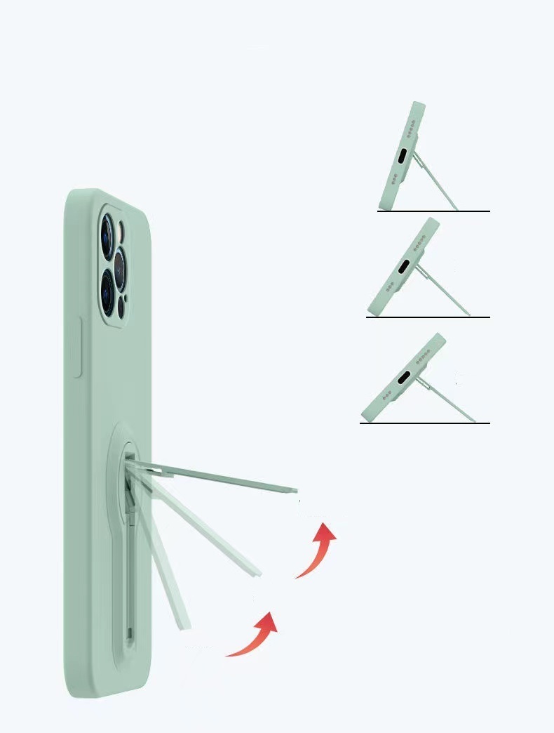 iPhone12mini силиконовый чехол жидкокристаллический защитная плёнка имеется с ремешком . подставка имеется ударная абсорбция ударопрочный тонкий покрытие смартфон кейс простой 