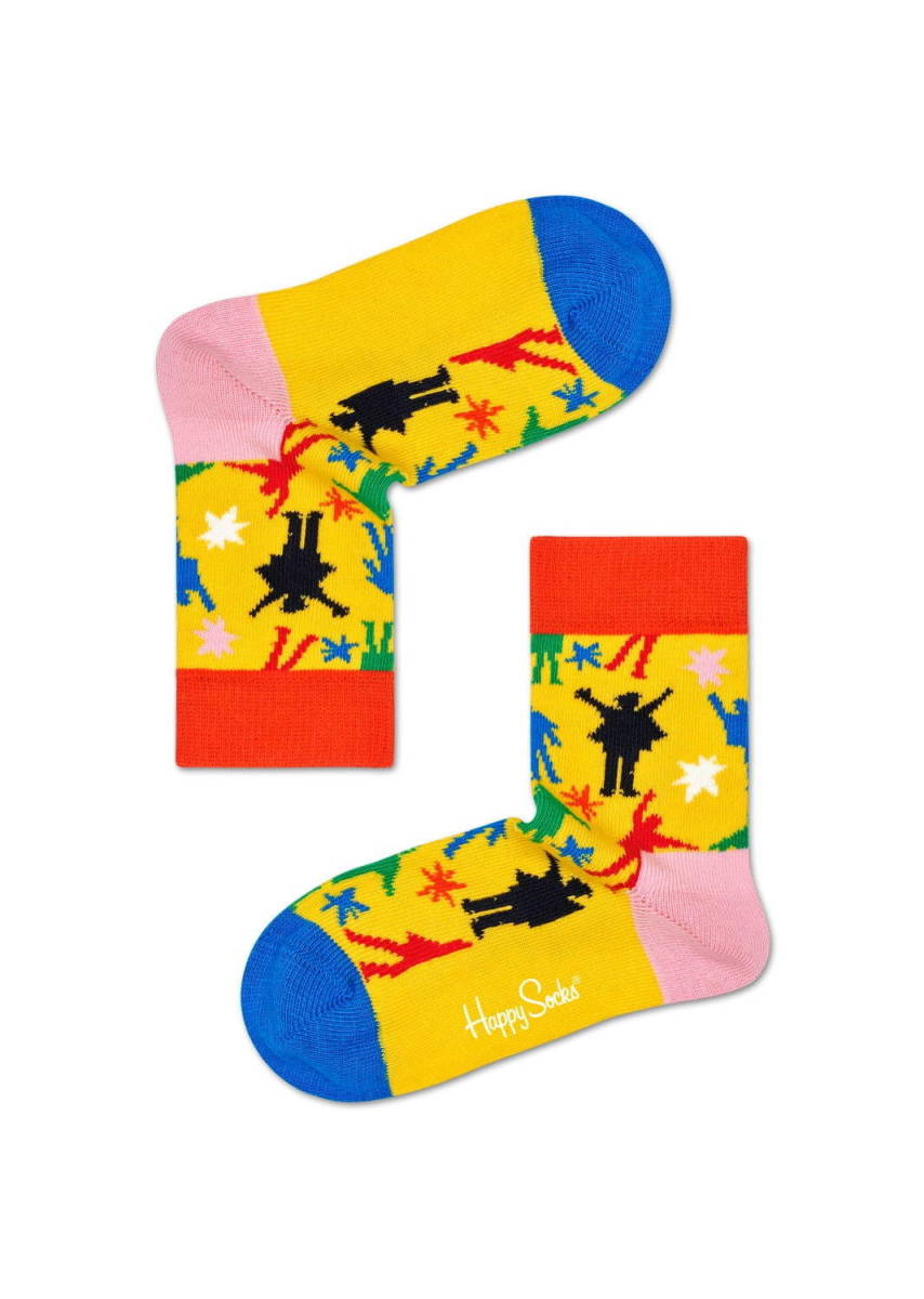 魅惑のバンド特集! 新品『Happy Socks(ハッピーソックス) × THE BEATLES(ザ・ビートルズ)』“Kids Help!” ユニセックス 黄 2-3Y／靴下_画像7