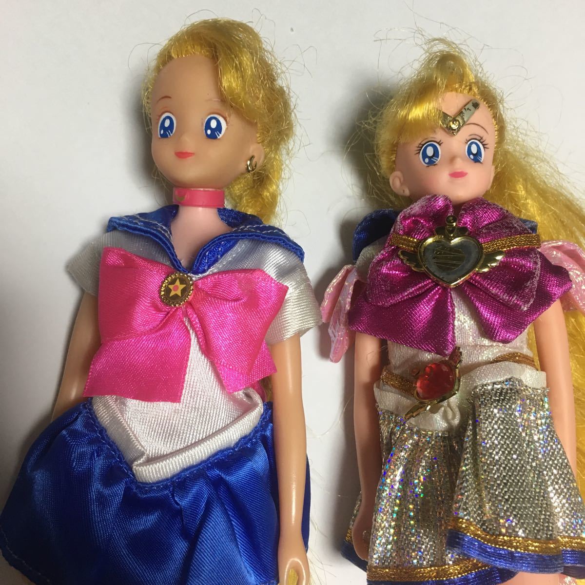 セーラームーンのお人形　ジャンク品2体　BANDAI 着せ替え人形美少女戦士セーラームーン 昭和レトロ _画像3