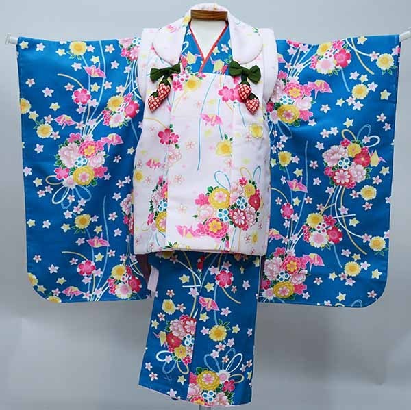  "Семь, пять, три" три лет женщина . кимоно hifu предмет полный комплект сон . фэнтези праздничная одежда новый товар ( АО ) дешево рисовое поле магазин NO37199