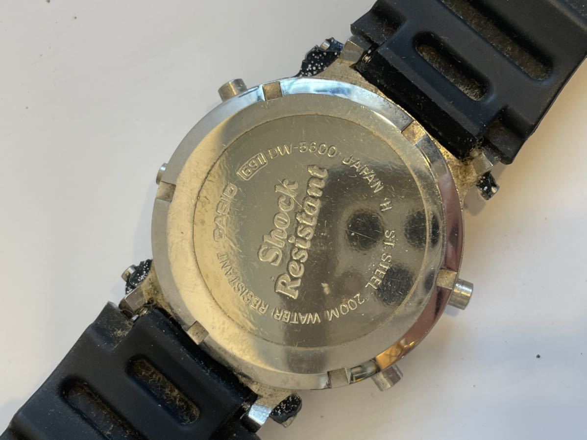 CASIO カシオG-SHOCK DW-5600 WATER 20 BAR RESIST Shock Resistant 時計メンズ腕時計的详细信息|  雅虎拍卖代拍| FROM JAPAN