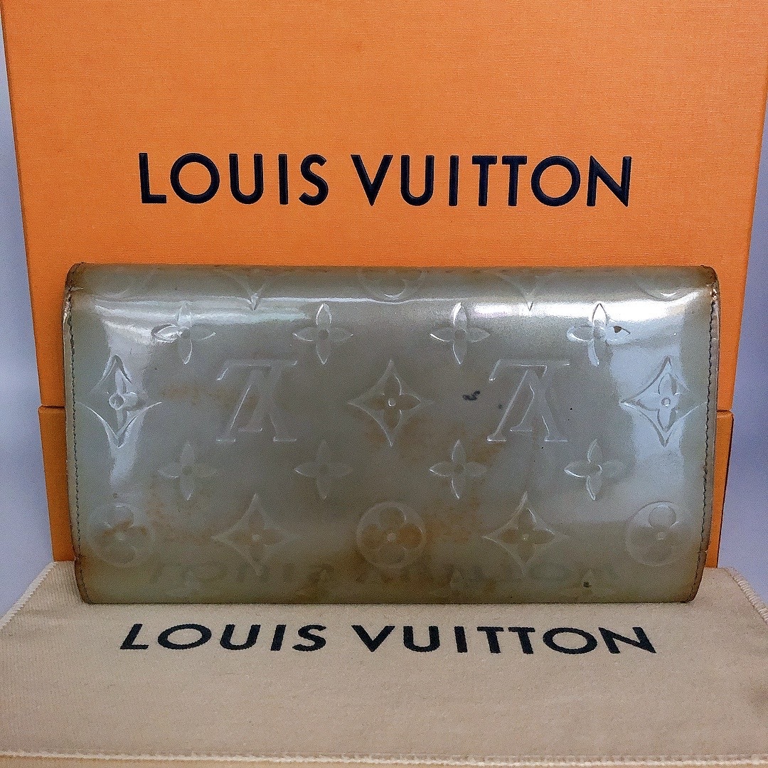 ルイヴィトン Louis Vuitton 長財布 モノグラム ヴェルニ