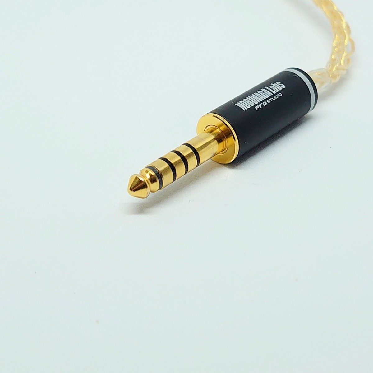 NOBUNAGA Labs 澪標MMCX/4.4mm8芯4N純銀を金メッキした高級線材