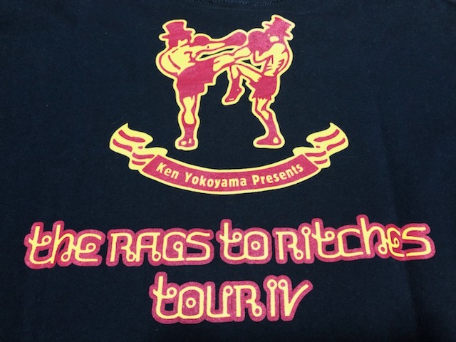 ★即決★横山 健 KEN YOKOYAMA★RAGS TO RICHES TOUR IV★Tシャツ★黒★M★PIZZA OF DEATH RECORDS 2011★ハックフィン★送料230円★_画像9