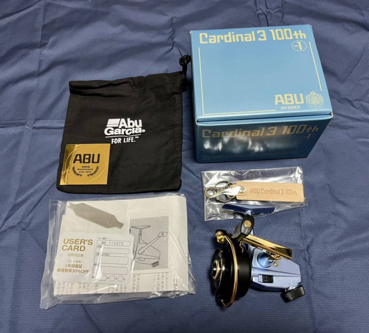 有名ブランド アブガルシア abu 新品未使用 カーディナル3 100周年