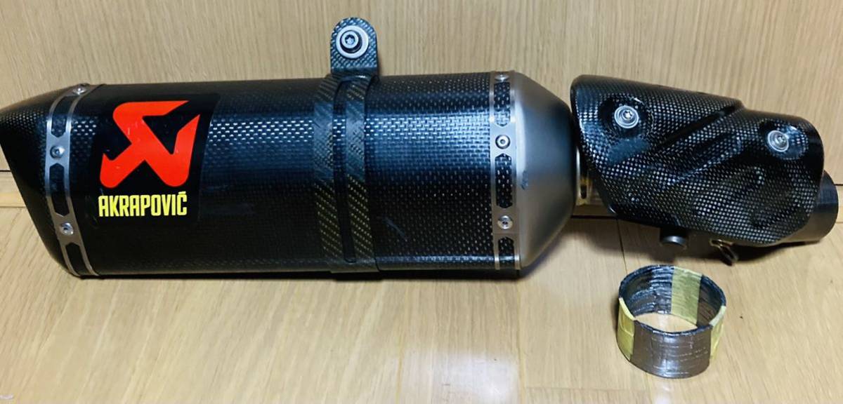 ☆AKRAPOVIC アクラポビッチ スリップオンマフラー ZX-6R サイレンサー ☆AKRAPOVIC アクラポビッチ スリップオンマフラー ZX-6R サイレンサー