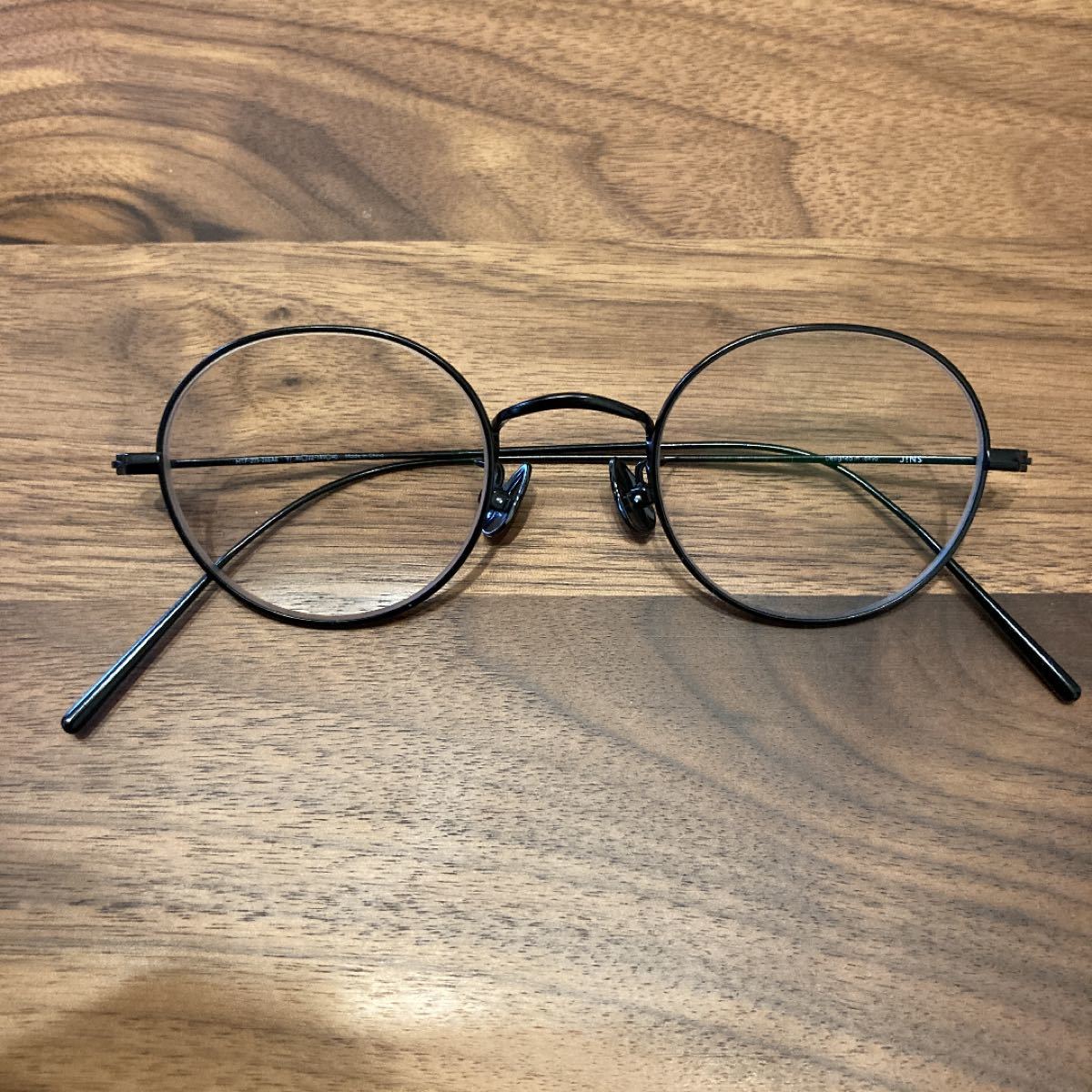 jins ジンズ オールチタン All titanium メガネ ブラック 眼鏡 jins ジンズ オールチタン All titanium メガネ ブラック 眼鏡