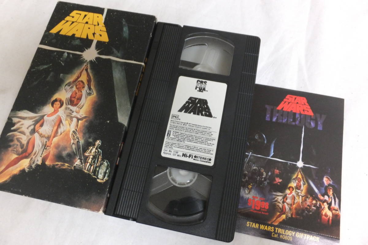 ★保管品・ジャンク扱い★スター・ウォーズ STAR WARS VHS ビデオテープ_画像1