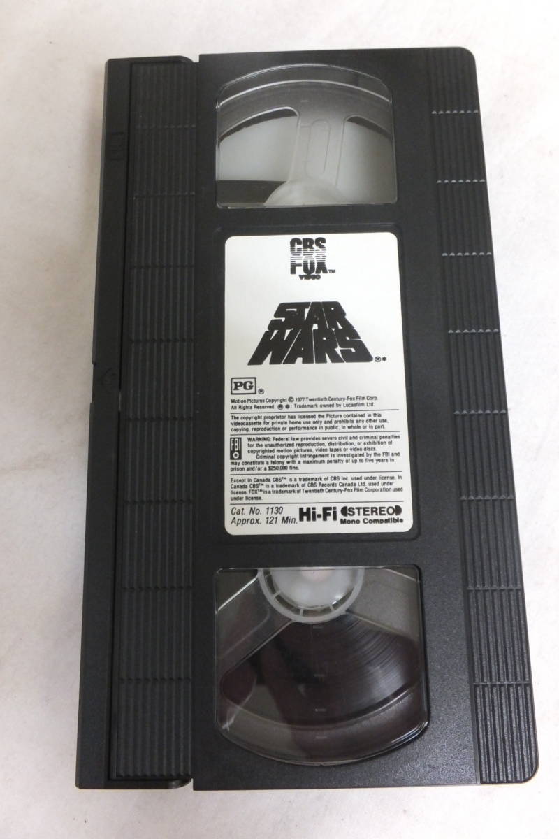 ★保管品・ジャンク扱い★スター・ウォーズ STAR WARS VHS ビデオテープ_画像7