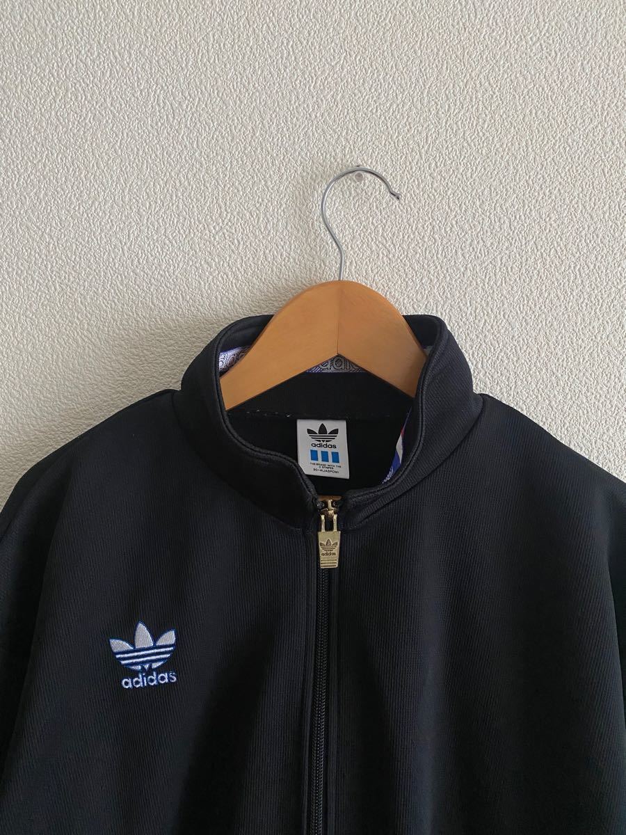 adidas 90s ジャージ トラックジャケット 黒 ブラック 腕 adidas 90s ジャージ トラックジャケット 黒 ブラック 腕