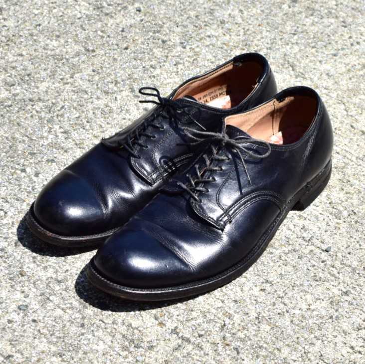 【日本製】 US NAVY Service Shoes 1950s J.F.McELWAIN CO. サービスシューズ 26.5cm ヴィンテージシューズ vintage shoes us8.5D (US ARMY 26.5cm