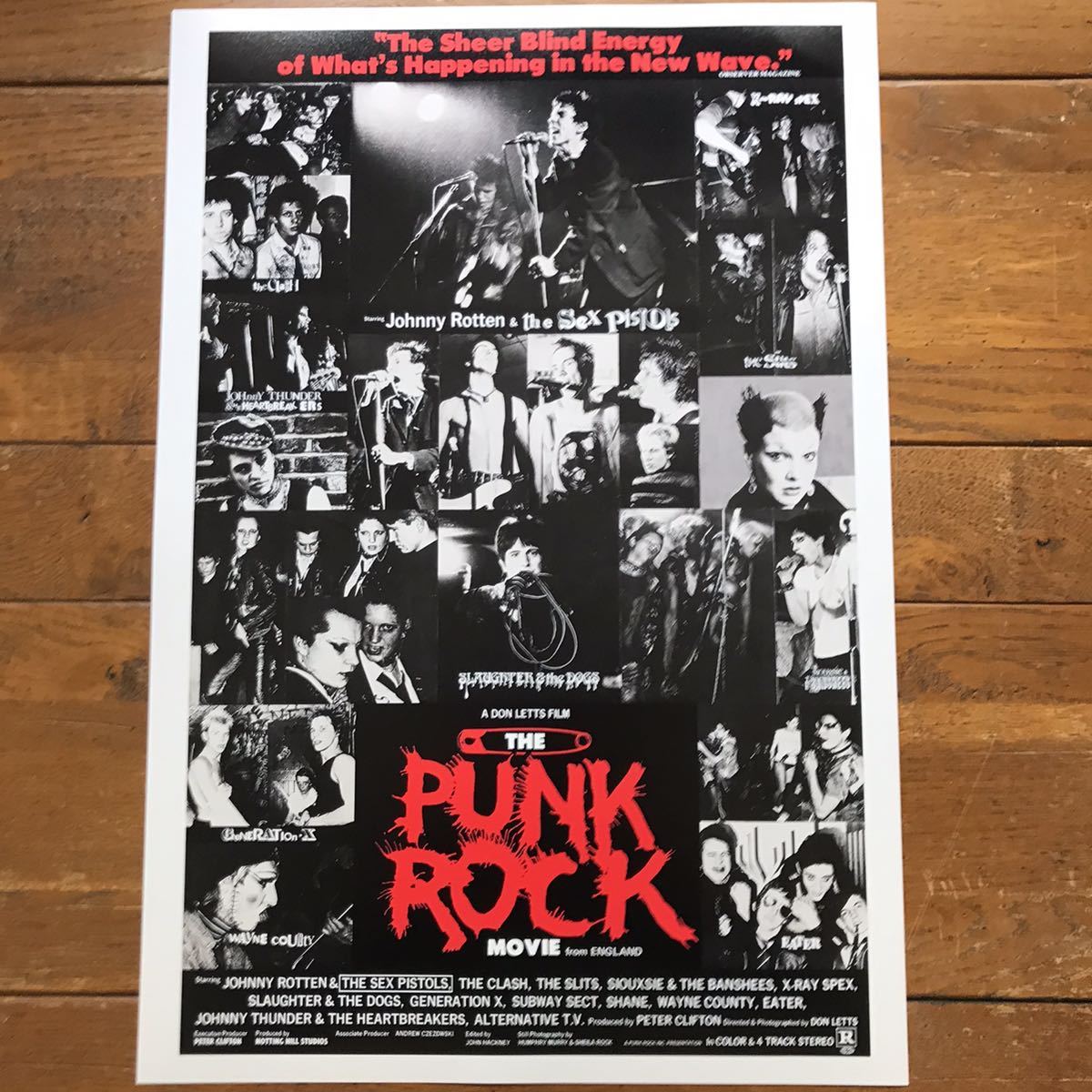 海外ポスター『The Punk Rock Movie』★セックス・ピストルズ/ザ・クラッシュ/ジョニー・サンダース/スージー&ザ・バンシーズ_画像1