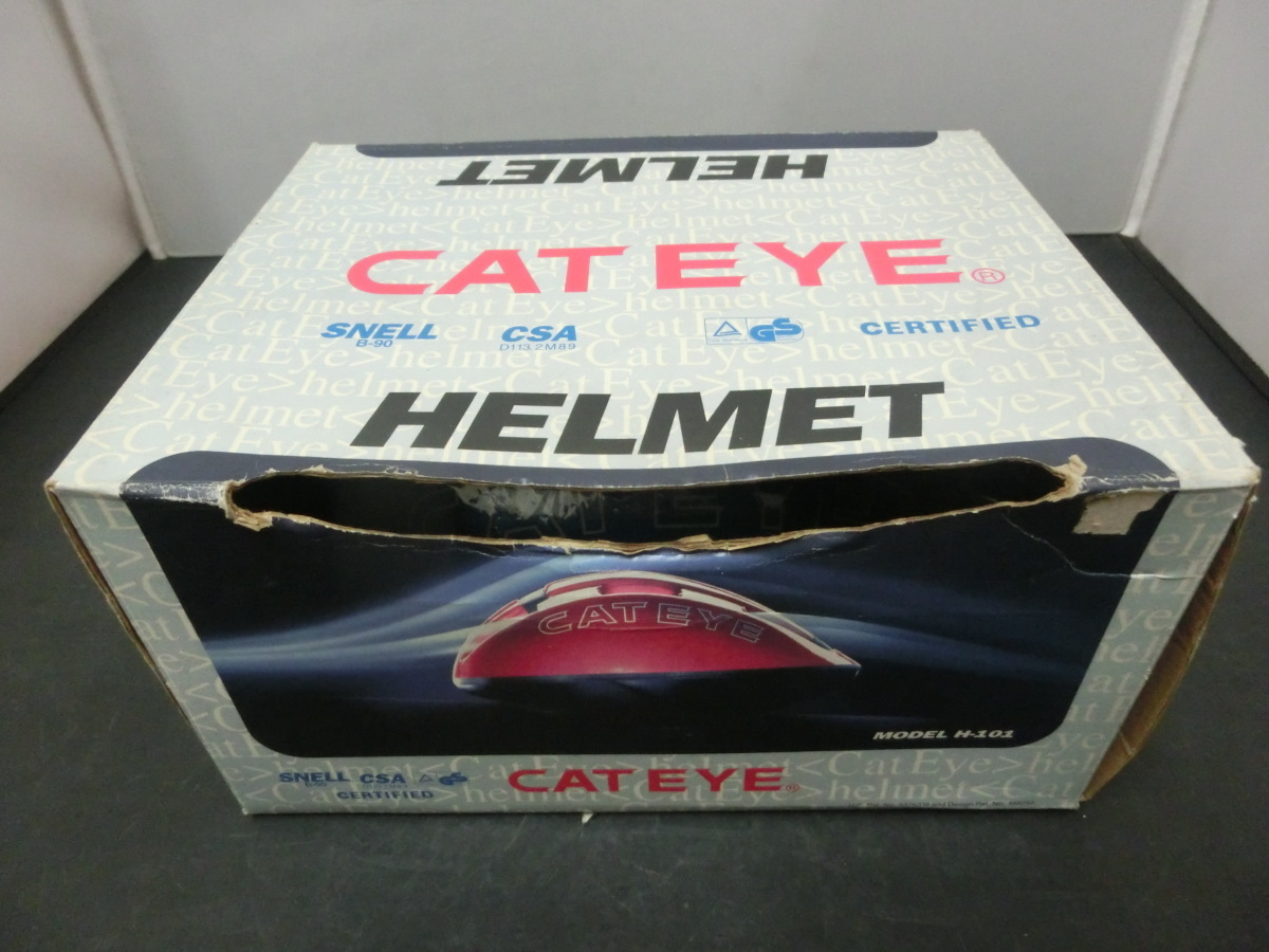 未使用品 デッドストック CAT EYE キャットアイ サイクルヘルメット Mサイズ H-101 (1)_画像5