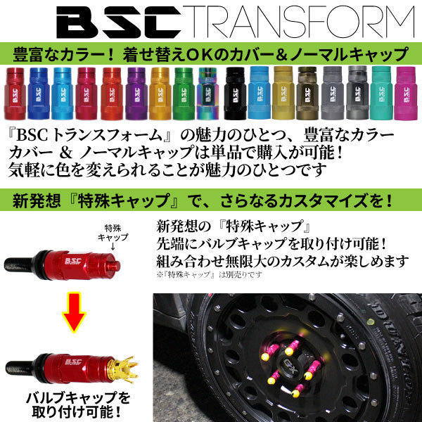 BSCトランスフォームボルト 20本セット【サクラピンク】ボルトサイズ M14xP1.5_画像4