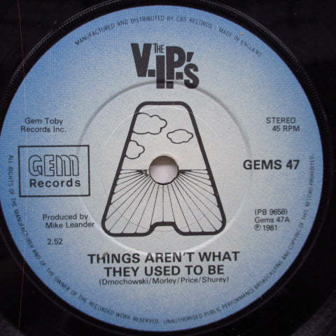 V.I.P.'s， THE-Things Aren’t What They Used To Be (UK Orig.7_画像3