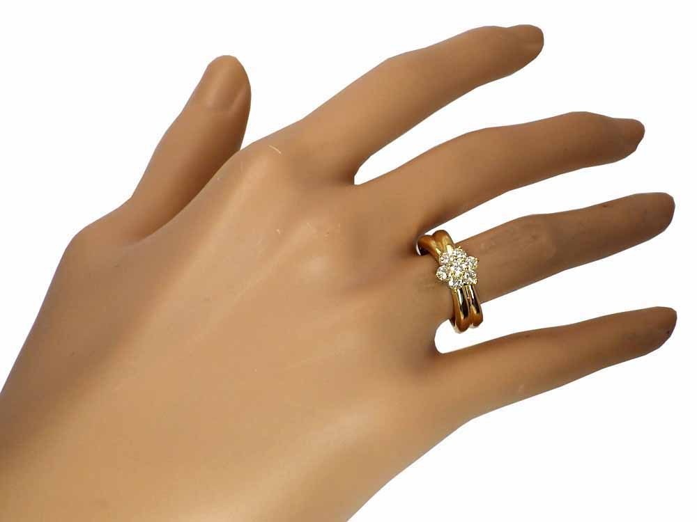 ダイヤモンドリング K18 4.7g 11号 Jewelry Dia0.50ct Ring