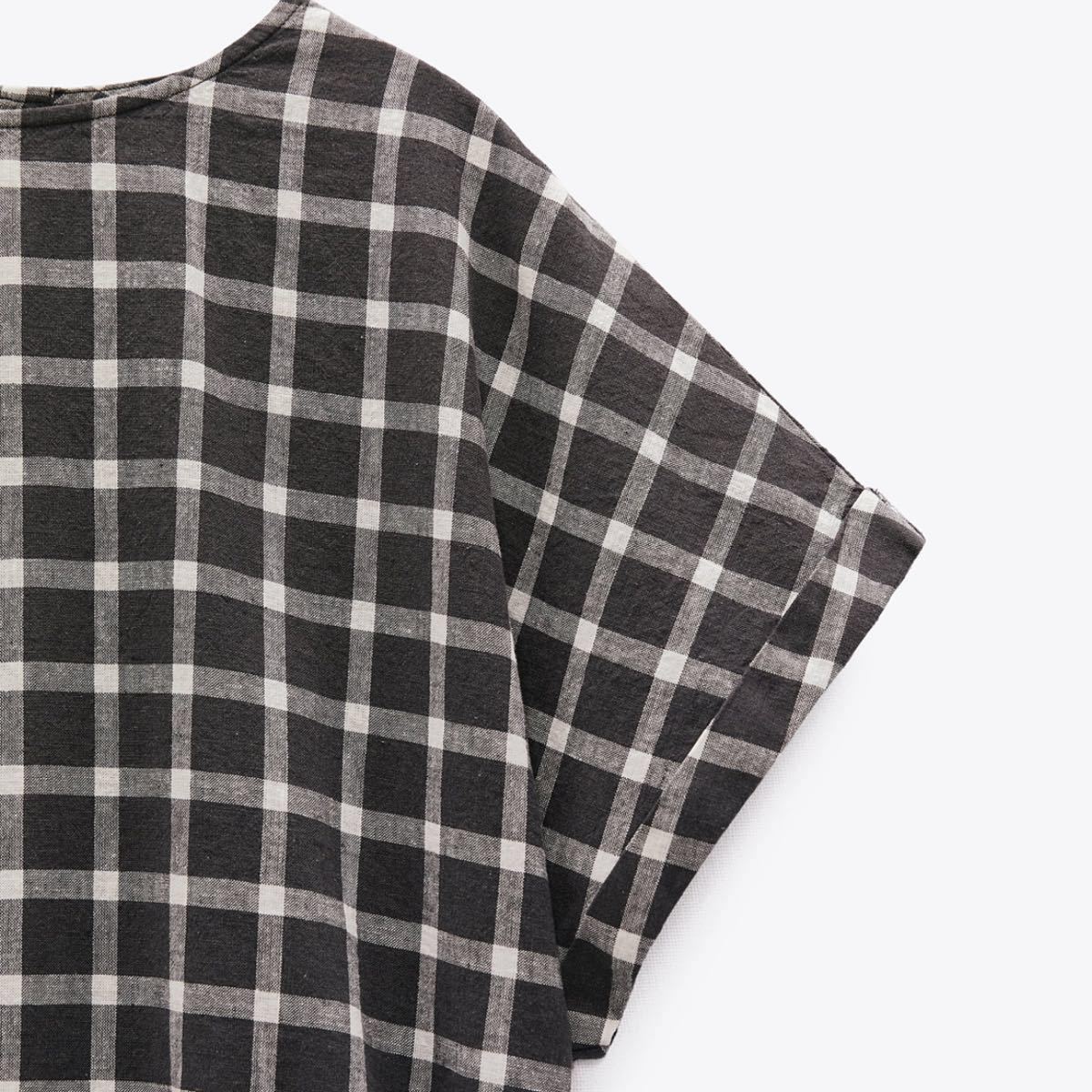 贈呈 ZARA チェック柄のトップス tdh-latinoamerica.de