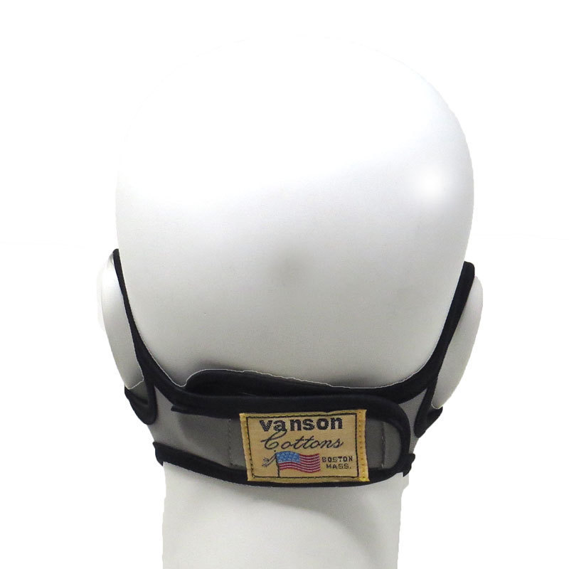 VANSON　耳掛け＆ベルクロタイプ　ネオプレンマスク　ワンスターロゴ　VMST2-GR　サイズフリー（6層構造のＷフィルター採用_画像5