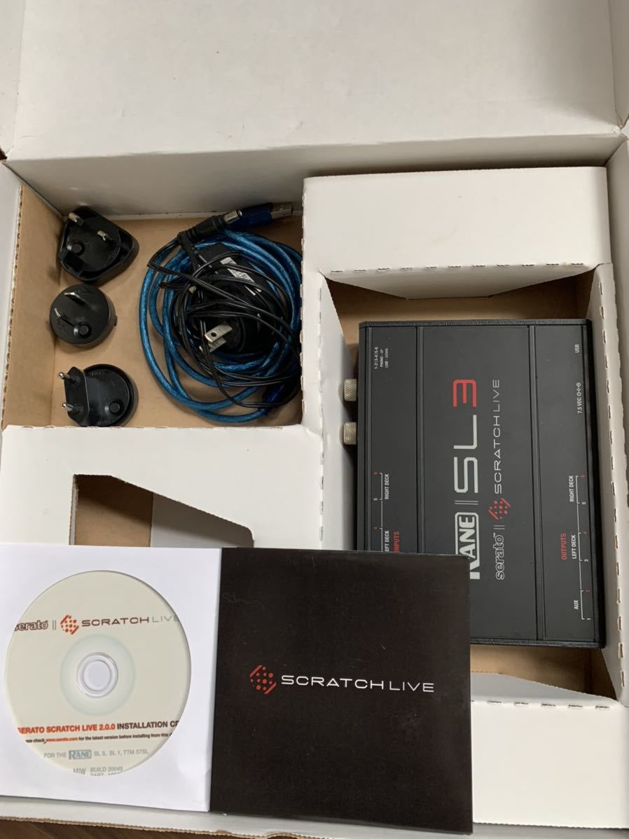 PCDJ serato RANE スクラッチライブ SL3 付属品完備