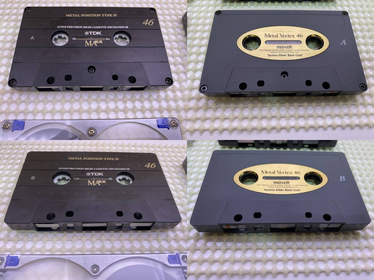 カセットテープ メタルテープ maxell Metal Vertex 46 METAL UD 60 TDK