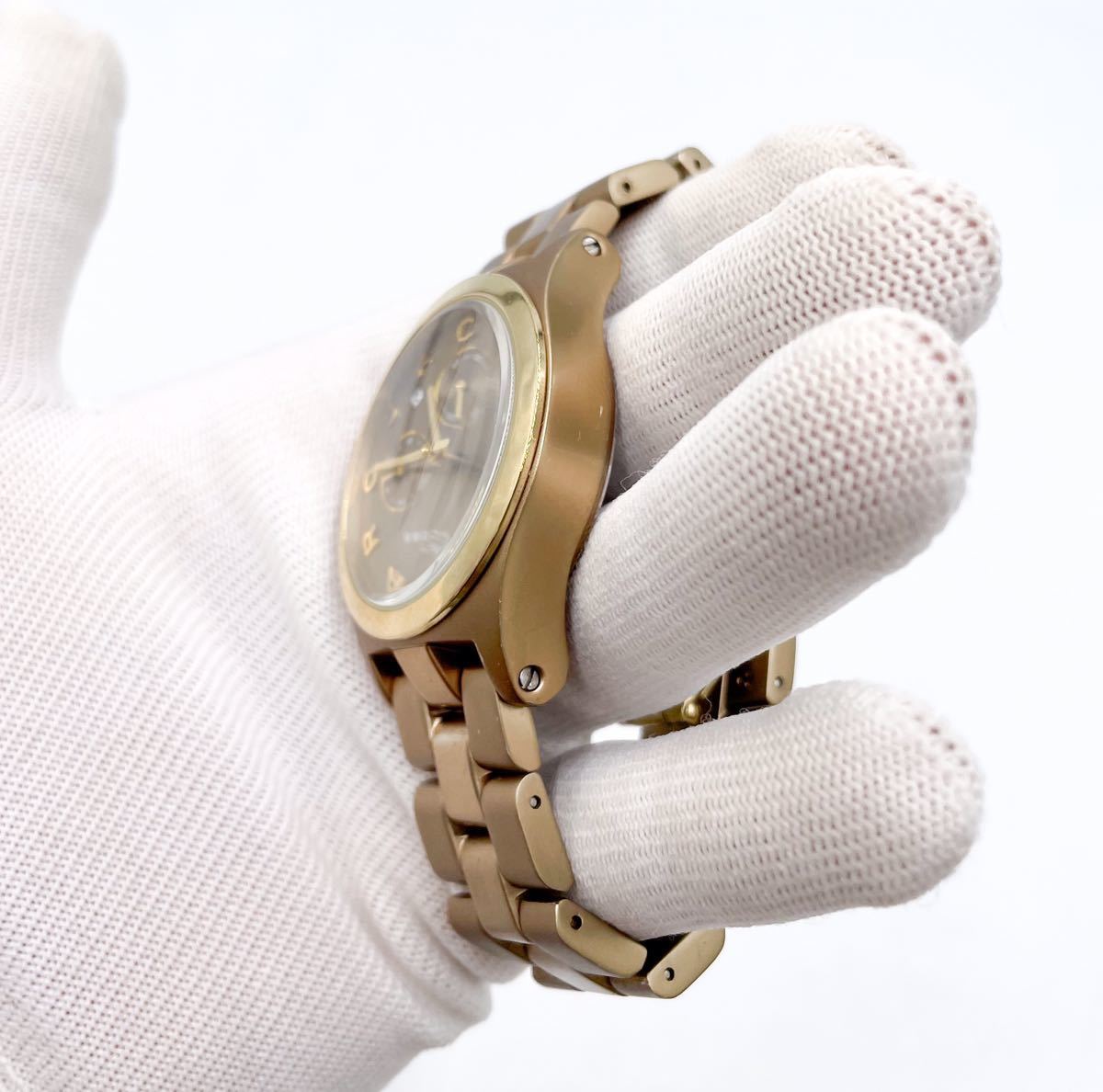○ マークバイマークジェイコブス ユニセックス腕時計 自動巻 ゴールド