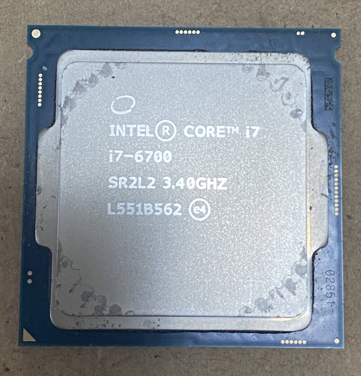 Intel 6700k socket1151 動作確認済-