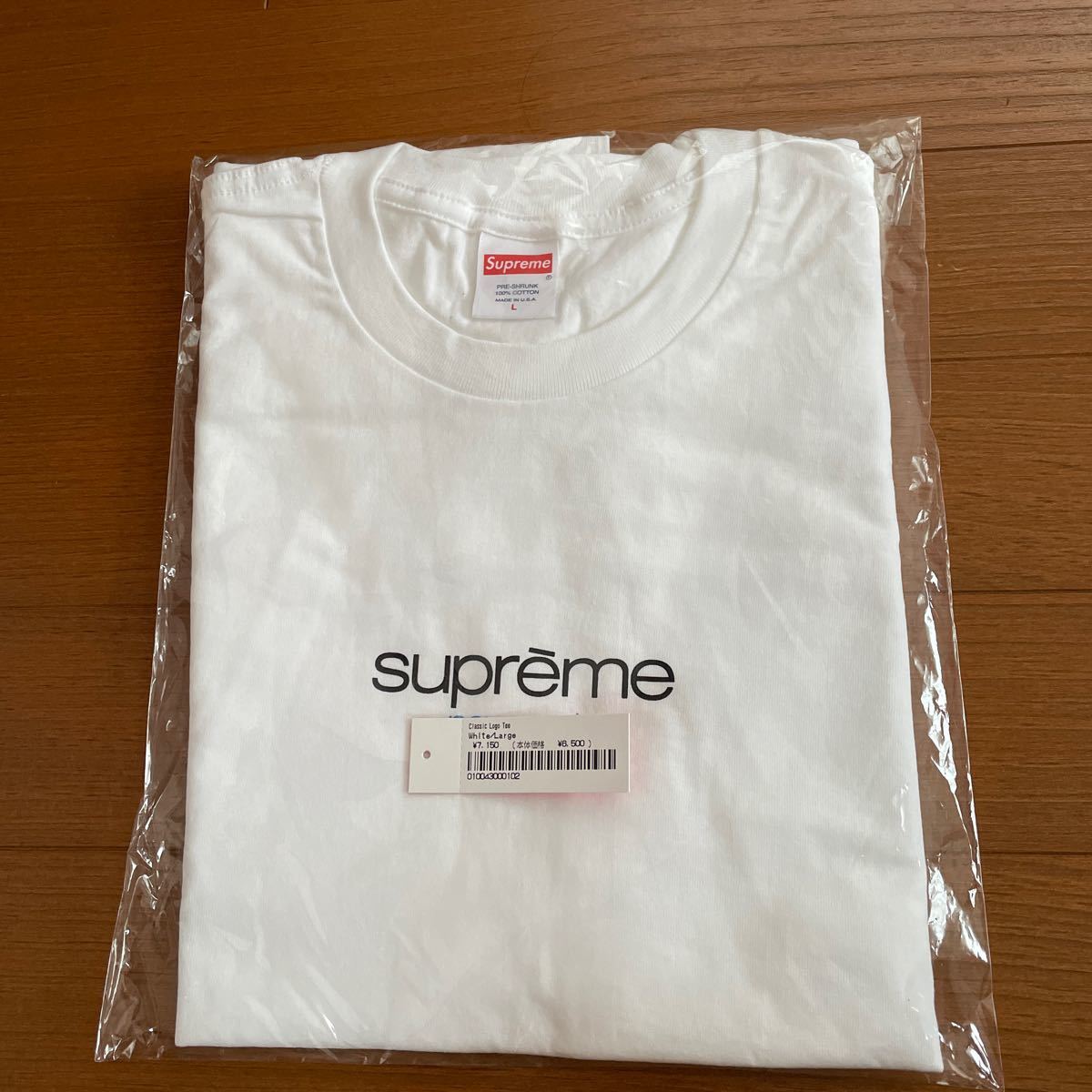 再入荷 半袖-Supreme Classic Logo Tee "White"シュプリーム クラシック ロゴ Tシャツ "ホワイト"