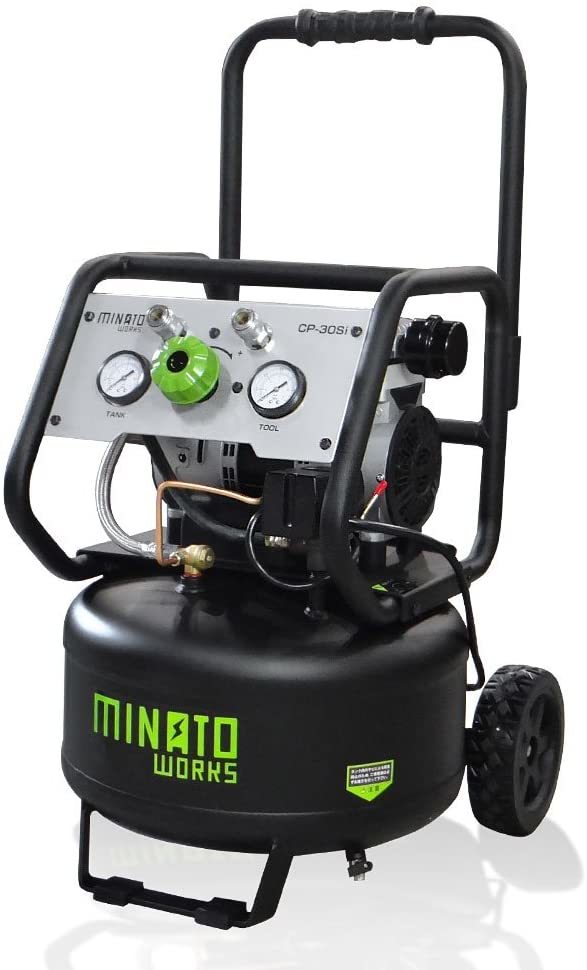 【売れてます】静音オイルレス型 エアーコンプレッサー (100V/タンク容量30L) CP-30Si
