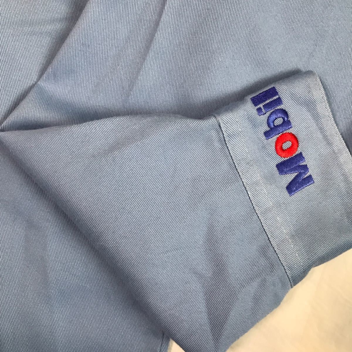 ブルージェネレーション　Blue Generation ワークシャツ ネイビー 紺 アメカジ 刺繍 LOGO ワンポイント M