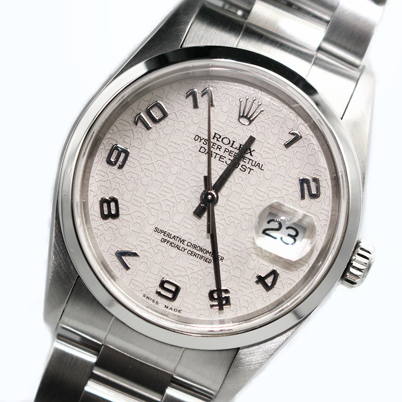 【保障できる】 ロレックス 中古 メンズ 腕時計 16200 デイトジャスト ROLEX 本体