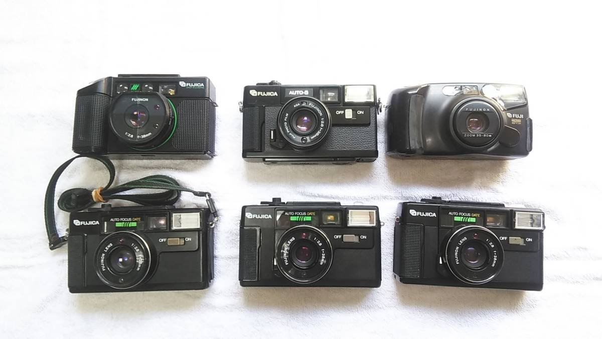 【まとめ売り・30台/ 動作未確認 ジャンク品】 コンパクトフィルムカメラ Canon Nikon Konica Olympus Pentax Minolta Fuji 等大量セット_画像8