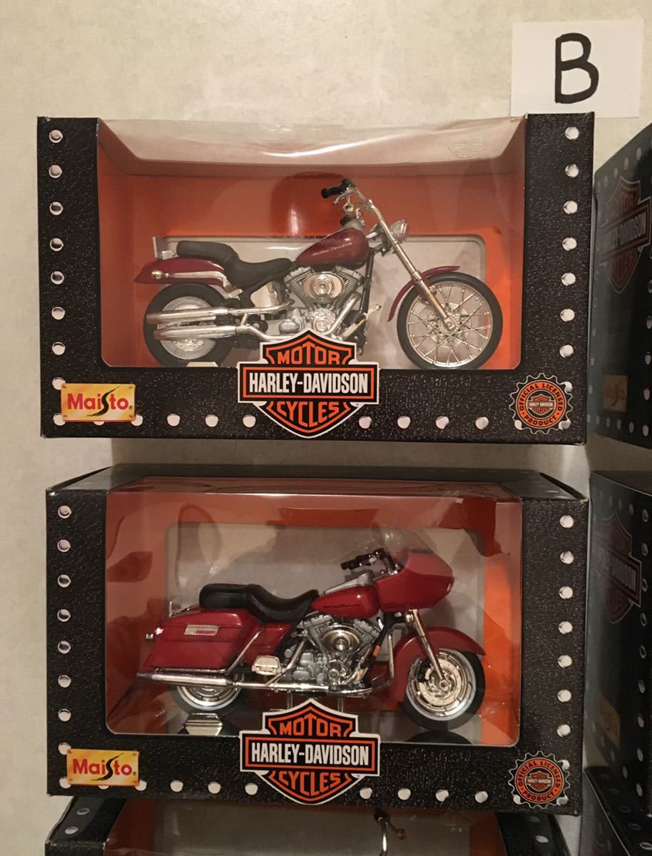  Harley Davidson Harley Maisto bike model figure bike model bike figure HARLEY-DAVIDSON 6 piece set B