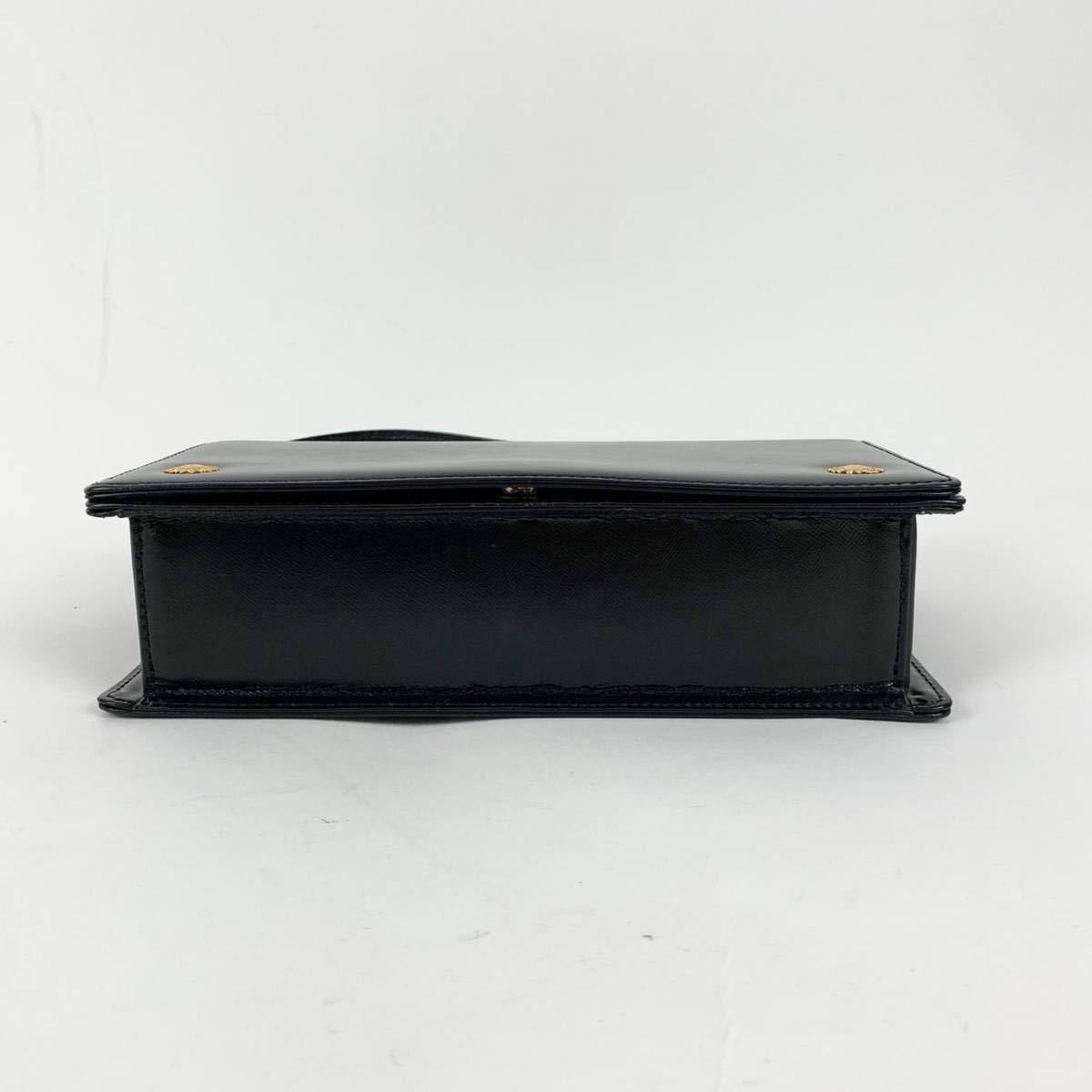 1円 ◎ 極美品 GIANNI VERSACE ジャンニヴェルサーチェ ハンドバッグ