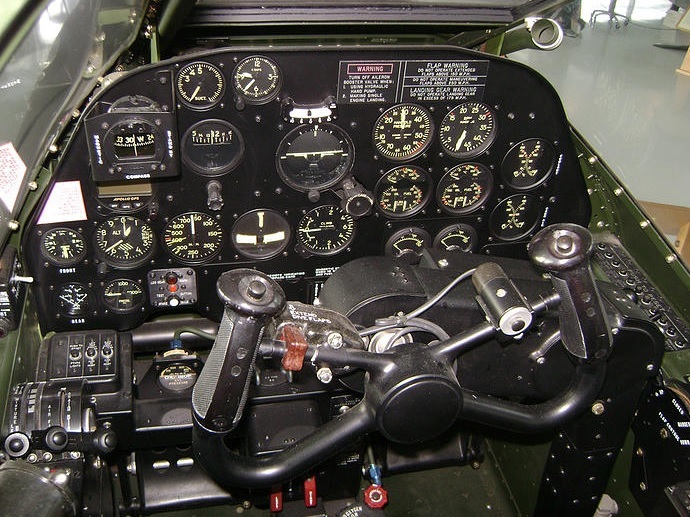 ロッキード P-38 操縦桿 Lockheed P-38 Lightning Control Yokeの画像10