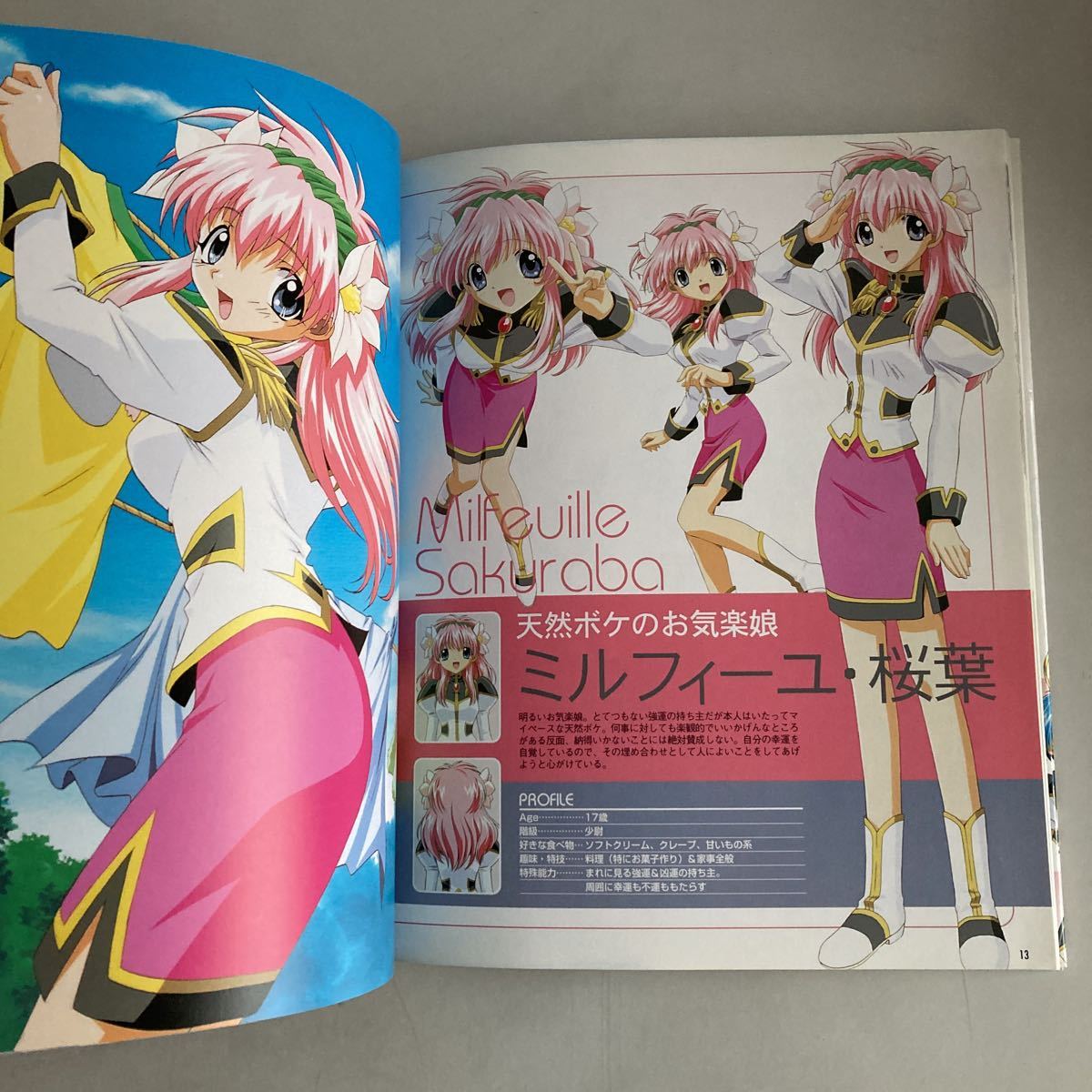 ★送料無料★ GALAXY ANGEL ギャラクシーエンジェル キャラクターブック 角川書店編 2001年 ♪GM01