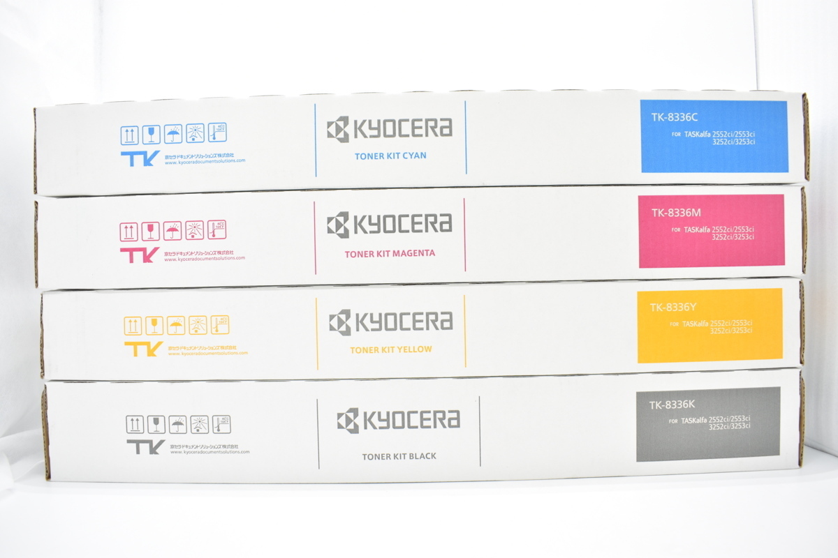 未開封 KYOCERA 純正 京セラ トナーキット TK-8336 4色セット 29N08143