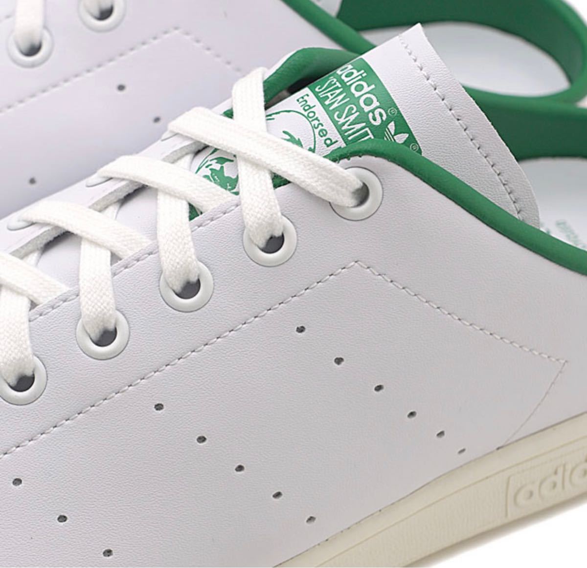 adidas アディダス STAN SMITH スタンスミス ミュール 白 緑 adidas アディダス STAN SMITH スタンスミス ミュール 白 緑