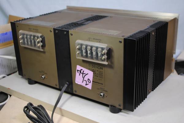 DENON power amplifier POA-1001 work properly beautiful goods 74/20[3 months guarantee ]