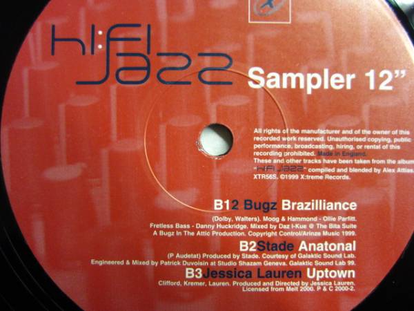 12inch V.A / Hi Fi Jazz Sampler 12 Mustang Kriss Coleman Jessica Lauren 2 Bugz Stade 5枚以上で送料無料_画像2