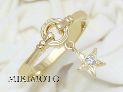 【予約受付中】 ★MIKIMOTO ミキモト★K18 リング ダイヤモンド 指輪