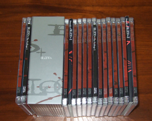 最安価格 DVD　BLOOD+ 限定版 BOX COMPLETE VAMPIRE LAST THE 全13巻セット＋BLOOD 初回版 は行