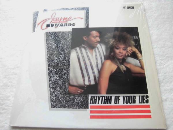 美品放出！Jayne Edwards/Rhythm Of Your Lies (The Rhythm Mix)7:32(California House Mix)8:20/James Lee Stanley/1987/12インチ_画像1