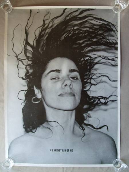 1993 год PJ HARVEY / RID OF ME / Poster постер царапина есть не использовался товар подлинная вещь Steven Albini оригинал Mercury . выигрыш 