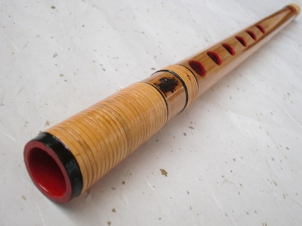 ..222 shinobue ( поперечная флейта )6 дыра 4шт.@ состояние ( классика ) общая длина 44.3. толщина 22.