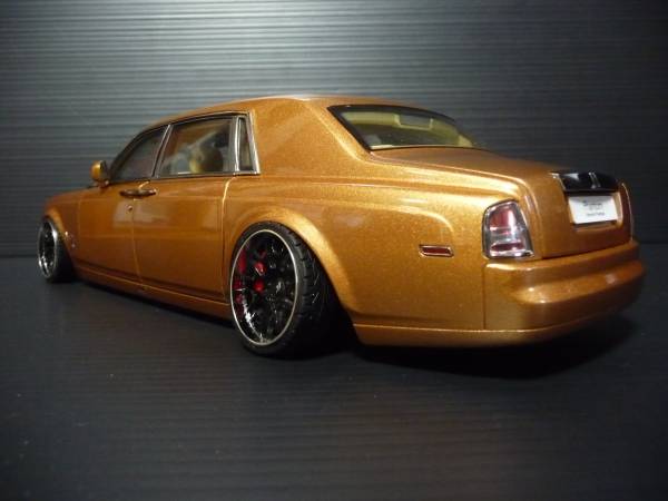 1/18 Rolls Royce Phantom Phantom EXTENDED WHEEL BASE gold limited goods custom 