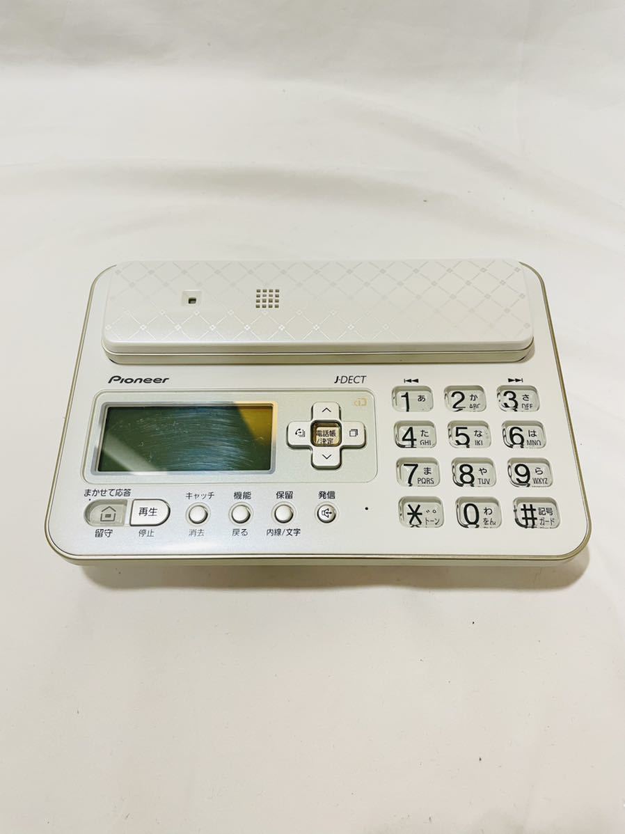 パイオニア pioneer コードレス 電話機 TF-VR80WE1
