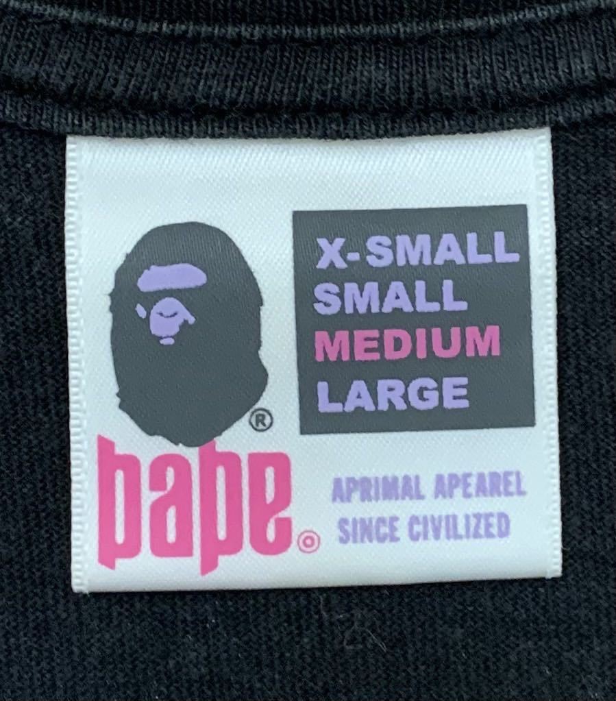 ☆激レア☆ APE × kaws カレッジロゴ Tシャツ M シャーク