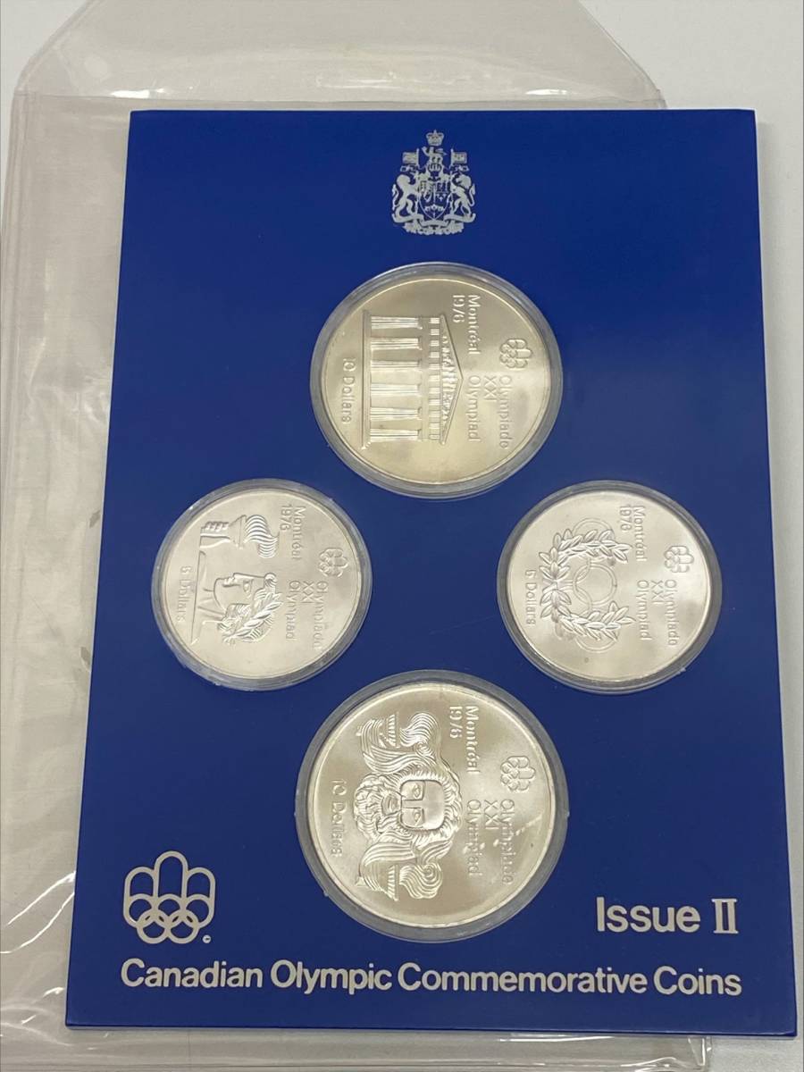 ◇カナダ モントリオールオリンピック 記念銀貨 ISSUE エリザベス 銀貨