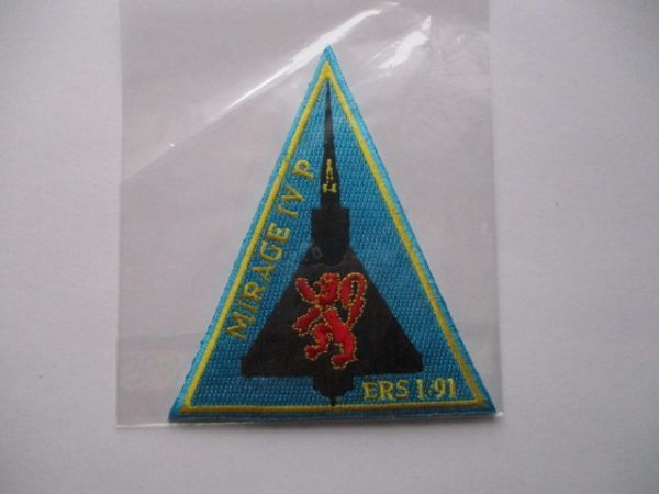 【送料無料】フランス ダッソー ミラージュIV MIRAGE IV P ERS 1/91パッチ刺繍ワッペン/爆撃機ミリタリー軍Army核抑止力 M20_画像1